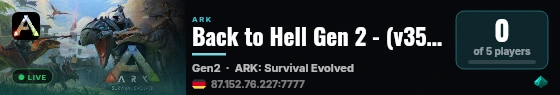 Back to Hell Gen 2 - (v358.24) live status badge