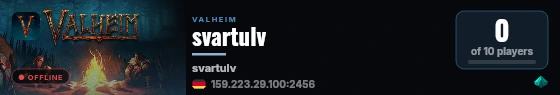 svartulv live status badge