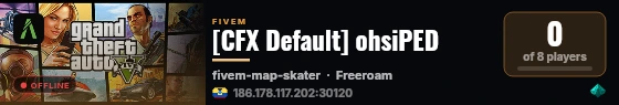 [CFX Default] ohsiPED live status badge