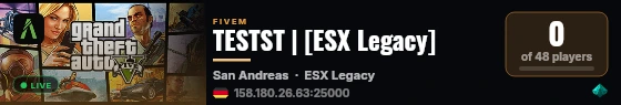 TESTST | [ESX Legacy] live status badge