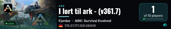 I lort til ark - (v361.7) live status badge