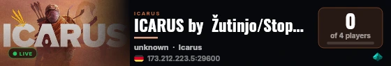 ICARUS by  Žutinjo/Stoperator/Aca/InglouriousBalkans live status badge