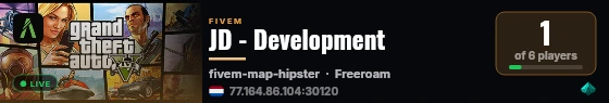 JD - Development live status badge