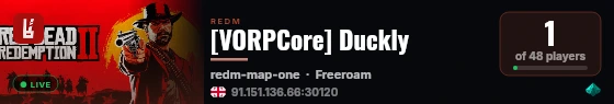 [VORPCore] Duckly live status badge