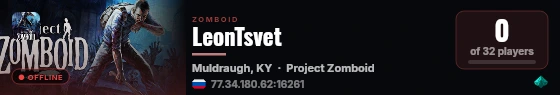 LeonTsvet live status badge