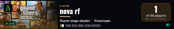 nova rf live status badge
