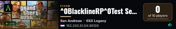 ^0BlacklineRP^0Test Server live status badge