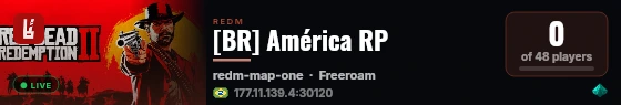 [BR] América RP live status badge