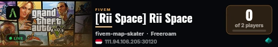 [Rii Space] Rii Space live status badge