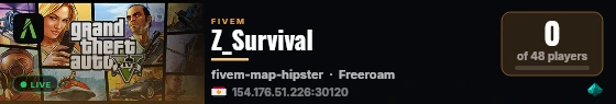 Z_Survival live status badge