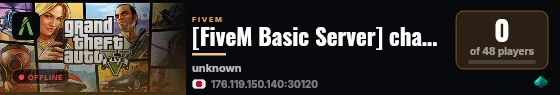 [FiveM Basic Server] change-me live status badge