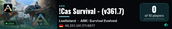 !Cas Survival - (v361.7) live status badge