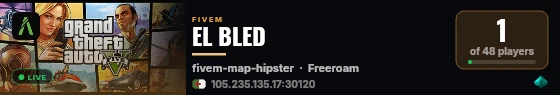 EL BLED live status badge