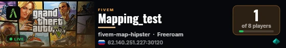 Mapping_test live status badge
