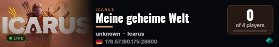 Meine geheime Welt live status badge