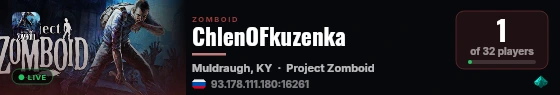 ChlenOFkuzenka live status badge