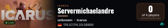 Servermichaelandre live status badge