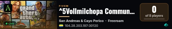 ^5Vollmilchopa Community ^0| ^1FiveM live status badge