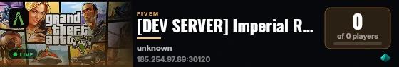 [DEV SERVER] Imperial Romania |  discord.gg/Imperialro live status badge