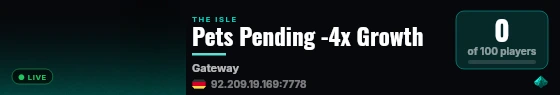 Pets Pending -4x Growth live status badge