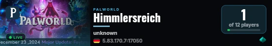 Himmlersreich live status badge