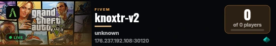 knoxtr-v2 live status badge