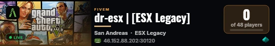 dr-esx | [ESX Legacy] live status badge