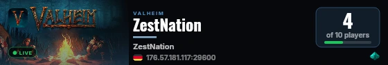 ZestNation live status badge