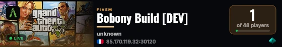 Bobony Build [DEV] live status badge