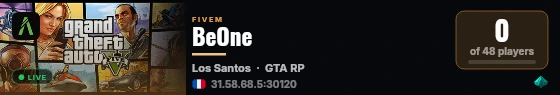 BeOne live status badge