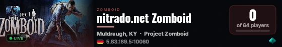 nitrado.net Zomboid live status badge