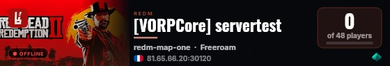 [VORPCore] servertest live status badge