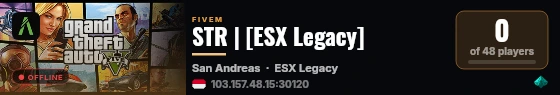STR | [ESX Legacy] live status badge