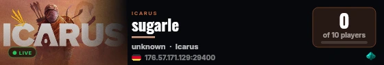 sugarle live status badge