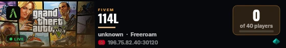114L live status badge