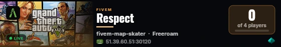 Respect live status badge