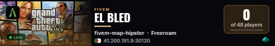 EL BLED live status badge