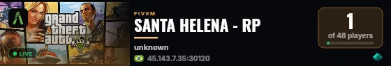 SANTA HELENA - RP live status badge