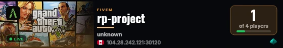 rp-project live status badge