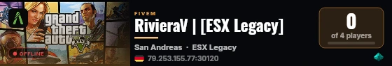 RivieraV | [ESX Legacy] live status badge