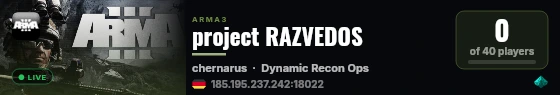 project RAZVEDOS live status badge