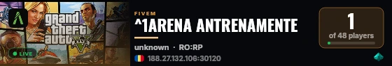 ^1ARENA ANTRENAMENTE live status badge