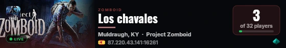 Los chavales live status badge