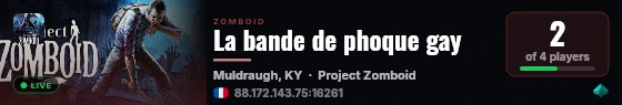 La bande de phoque gay live status badge