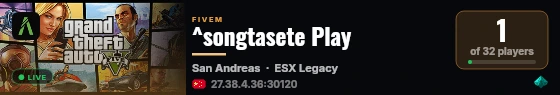 ^songtasete Play live status badge