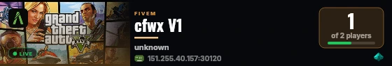 cfwx V1 live status badge