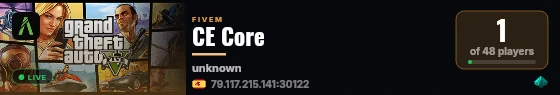 CE Core live status badge
