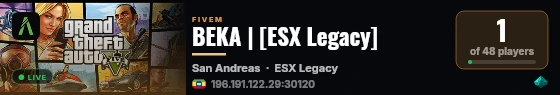 BEKA | [ESX Legacy] live status badge