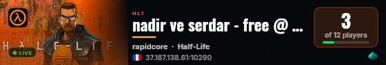 nadir ve serdar - free @ fshost.me live status badge