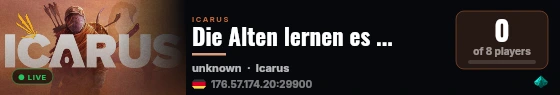Die Alten lernen es ... live status badge